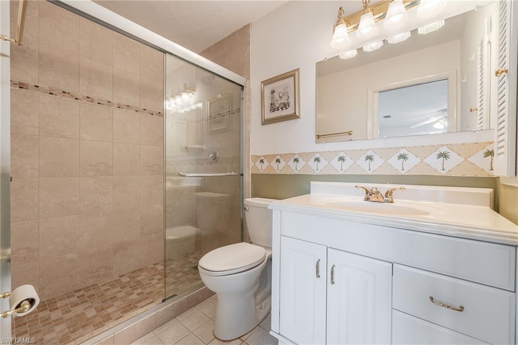 Primary bathroom with shower