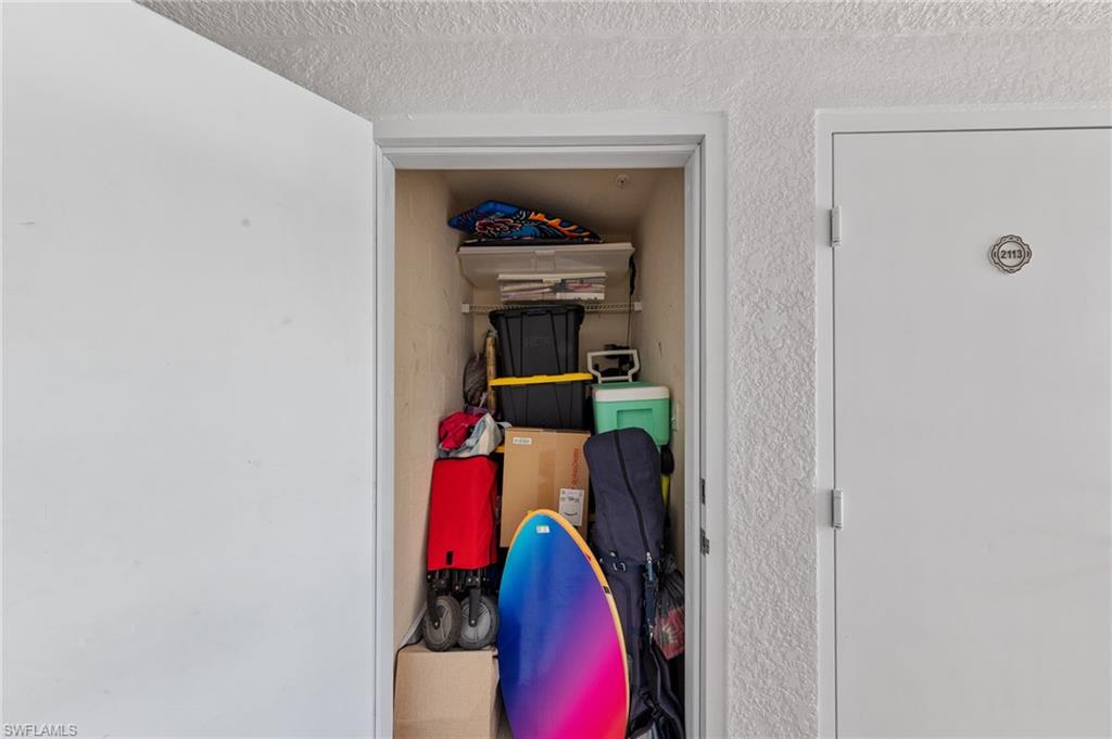 Private Storage steps from front door