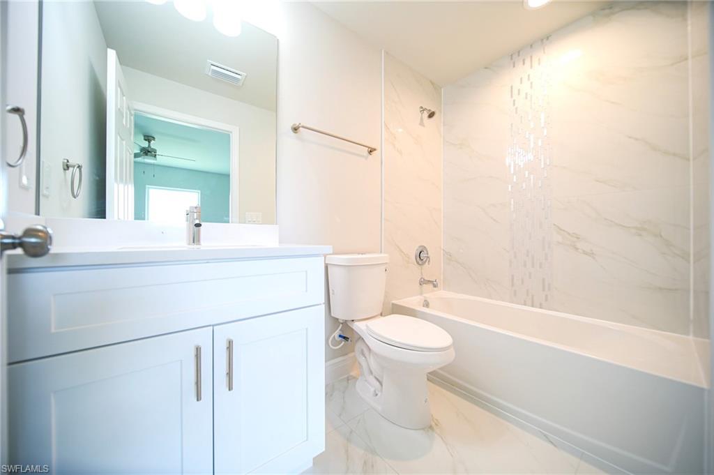 Granite Countertops And Custom Accent Tile In The Tub Area In Both Bathrooms!