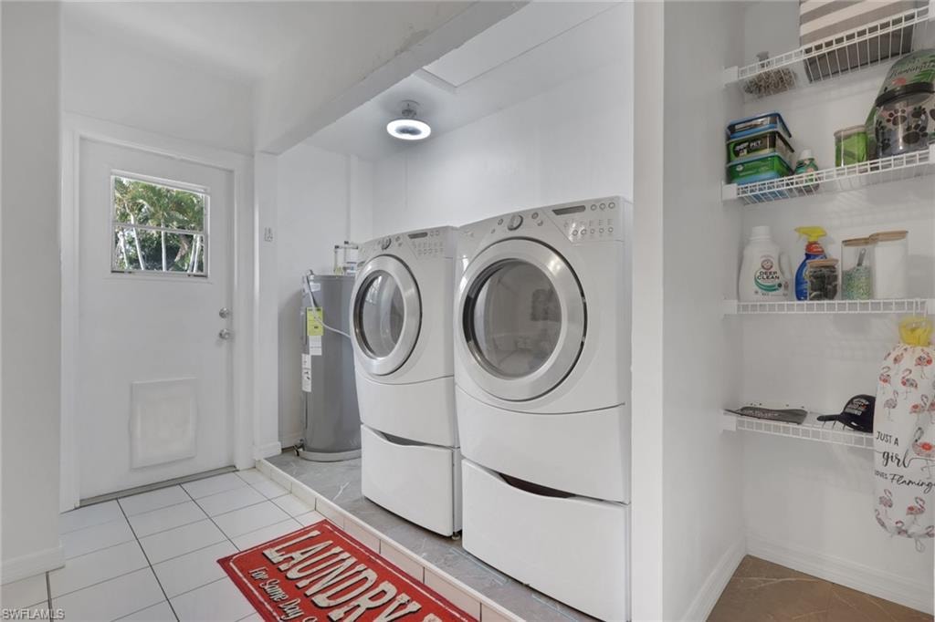 Washer & Dryer in "Den" area!