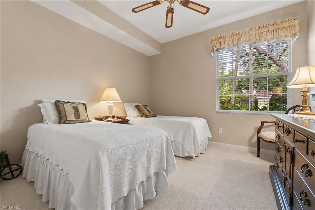 2nd bedroom, with access to bathroom