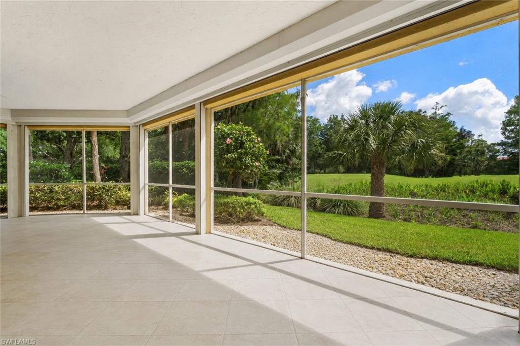 Serene views of the golf course and nature