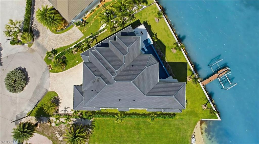 Bird's eye view of a nearby body of water - Virtually Edited Image