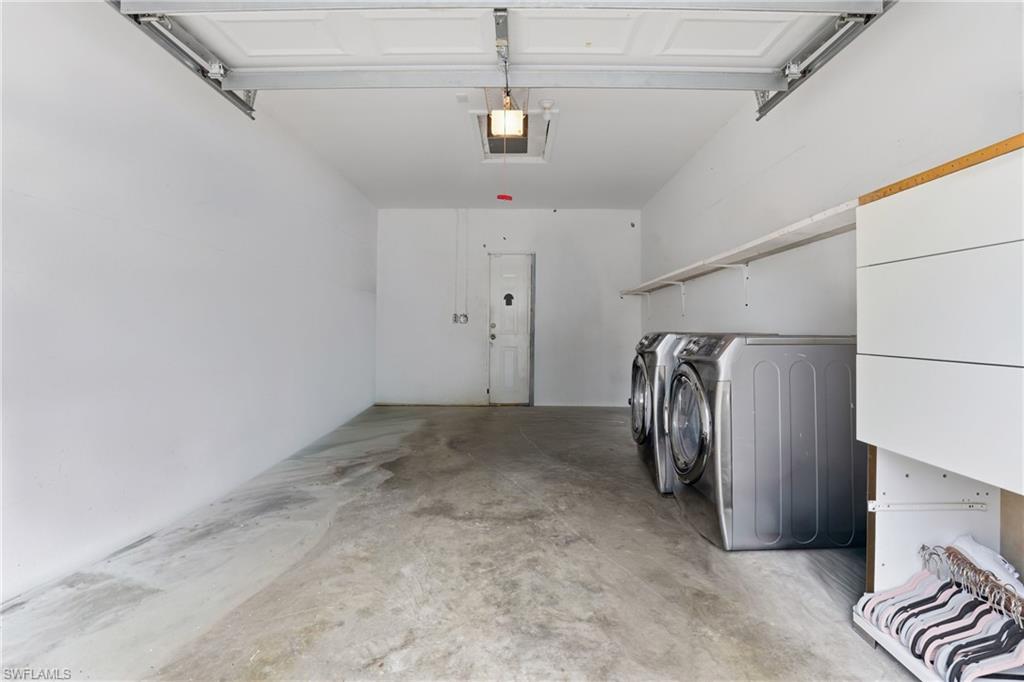 laundry is not in garage - this is an extra unit