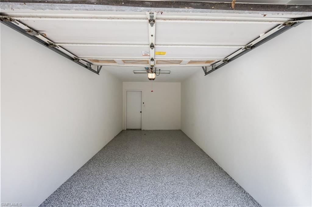 Inside Garage epoxy flooring