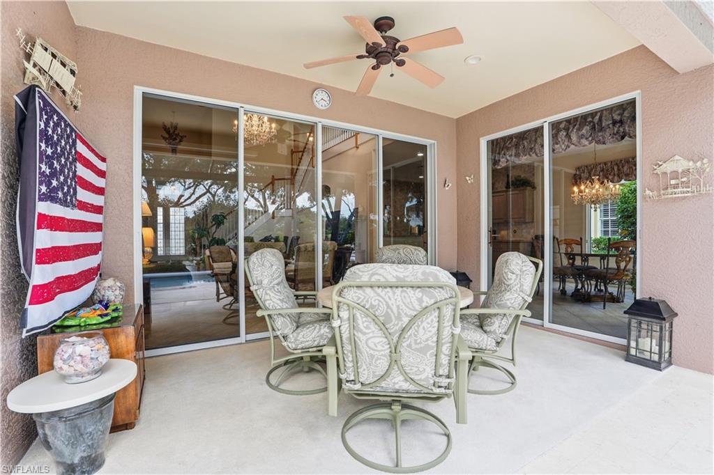 Large, covered outdoor space.