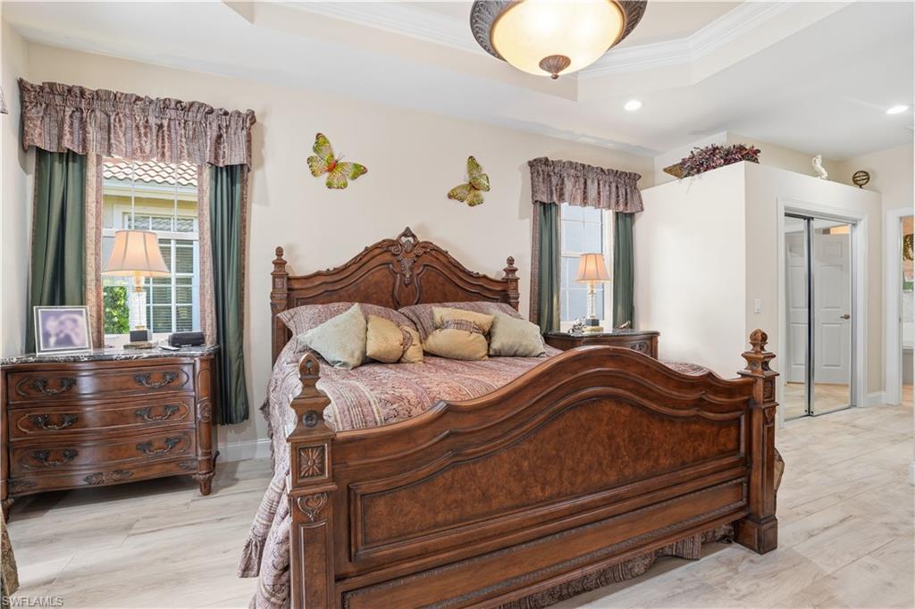 Spacious primary bedroom with ensuite.