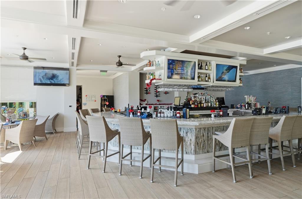 Full service dining and bar located at the amenity center.