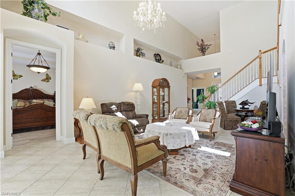 View of living space from rear of home.