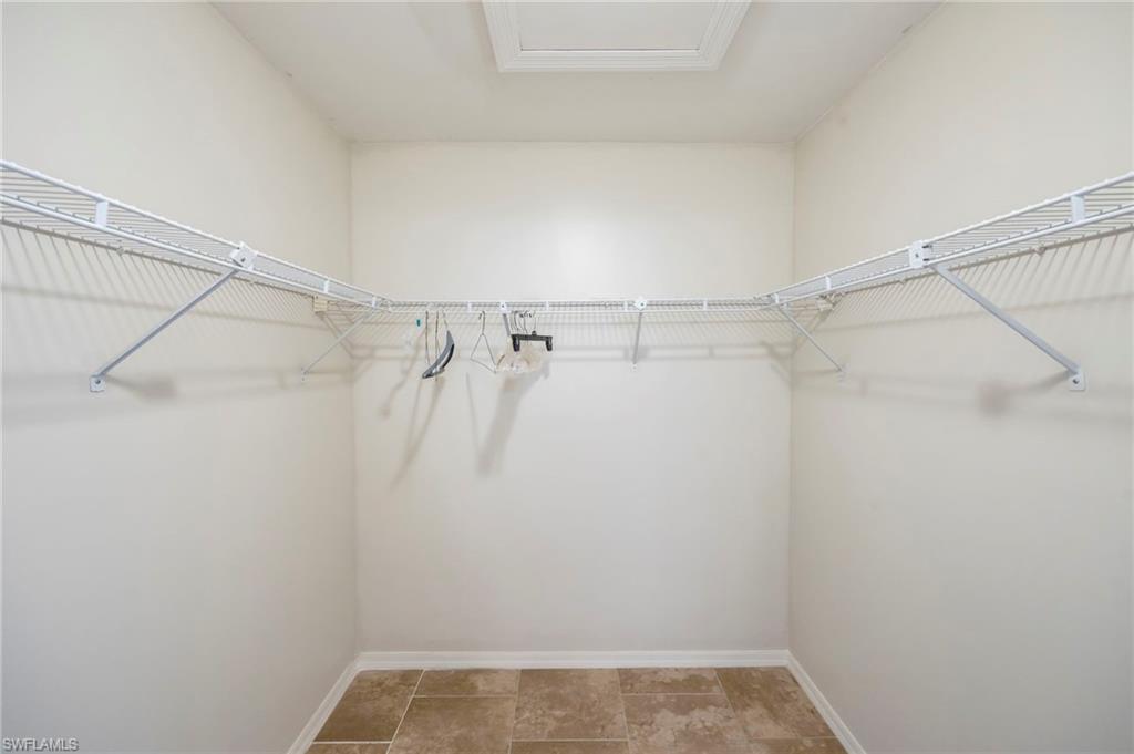 Primary closet