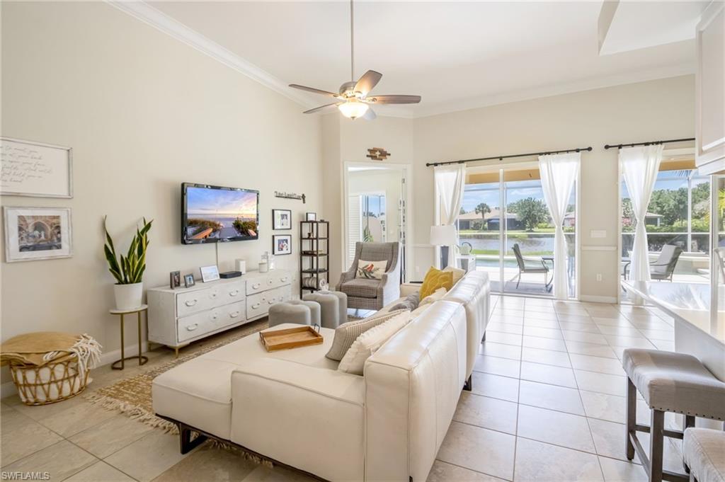 Great Room with view of the pool