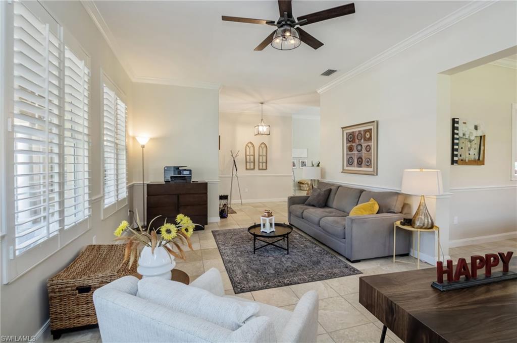 Family Room Suite with Plantation Shutters