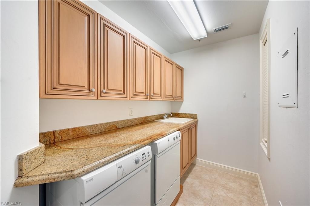 A full size laundry room in the PH residence