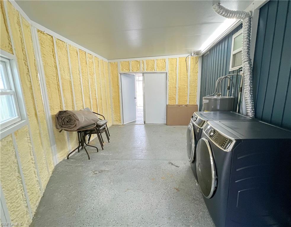 Shed and Laundry area