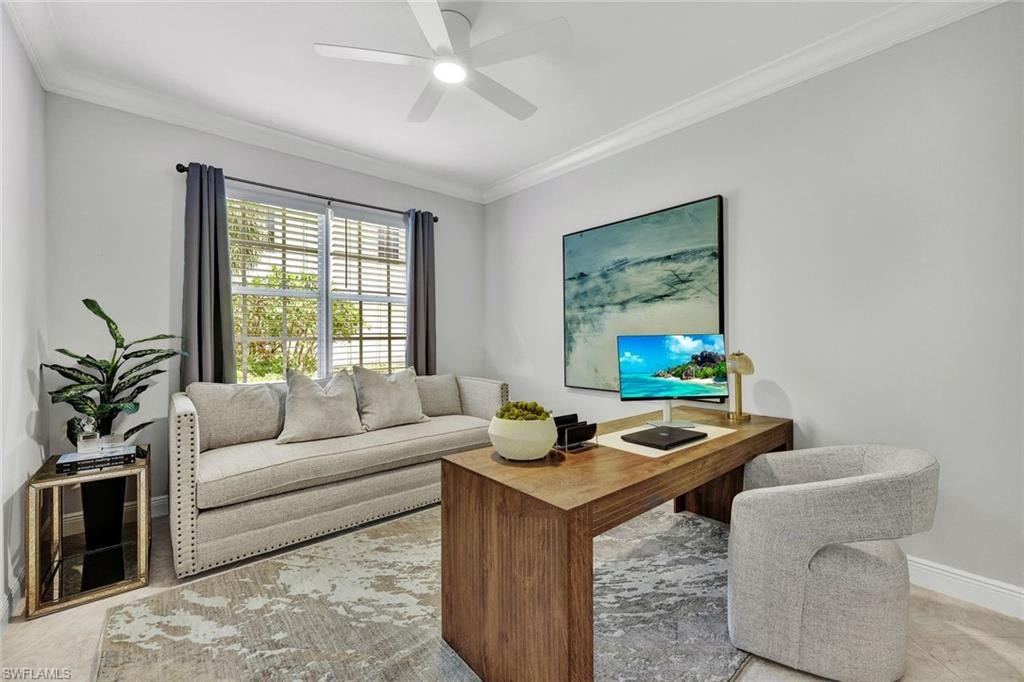 3rd Bedroom Set up as an office