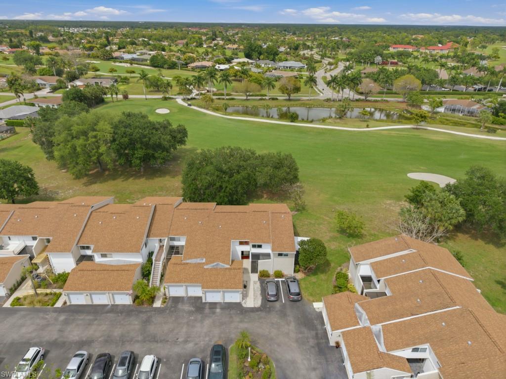 unit on right of building overlooking golf course