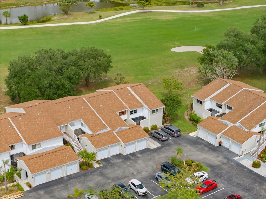 unit on right of building overlooking golf course