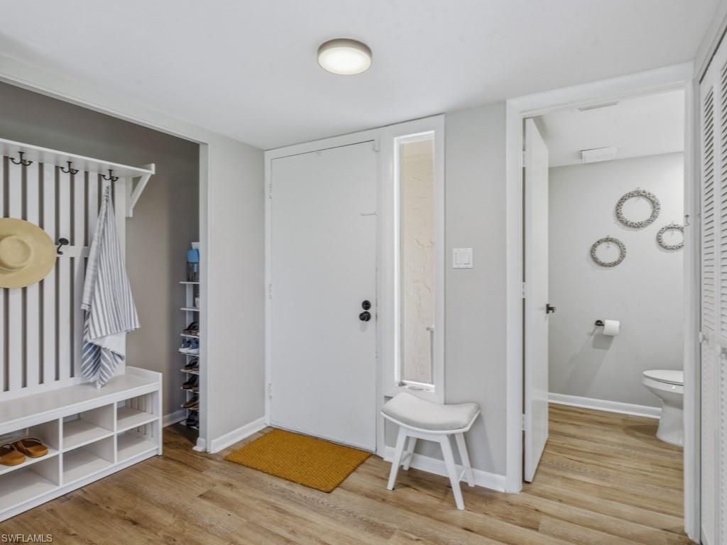 Entrance with half bath