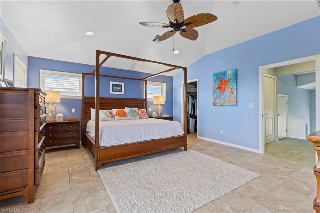 Spacious primary suite