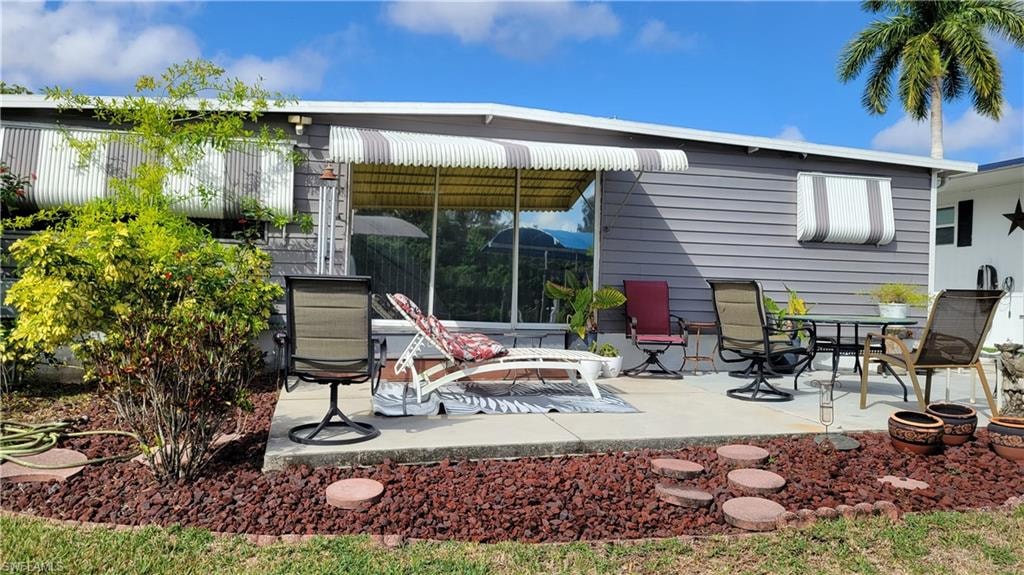 Showing nice patio