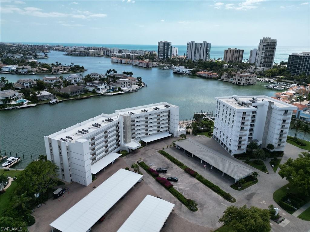 Pelican Point and bay aerial view