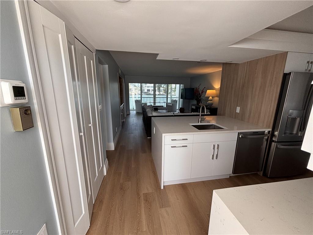 Kitchen open to family room