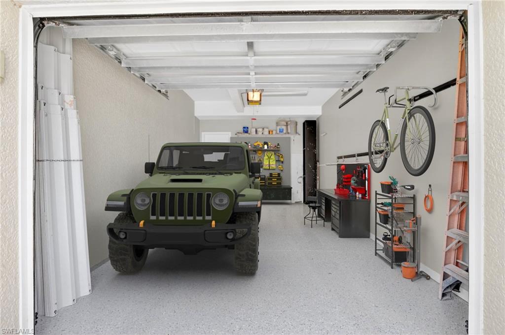Virtually Staged Garage