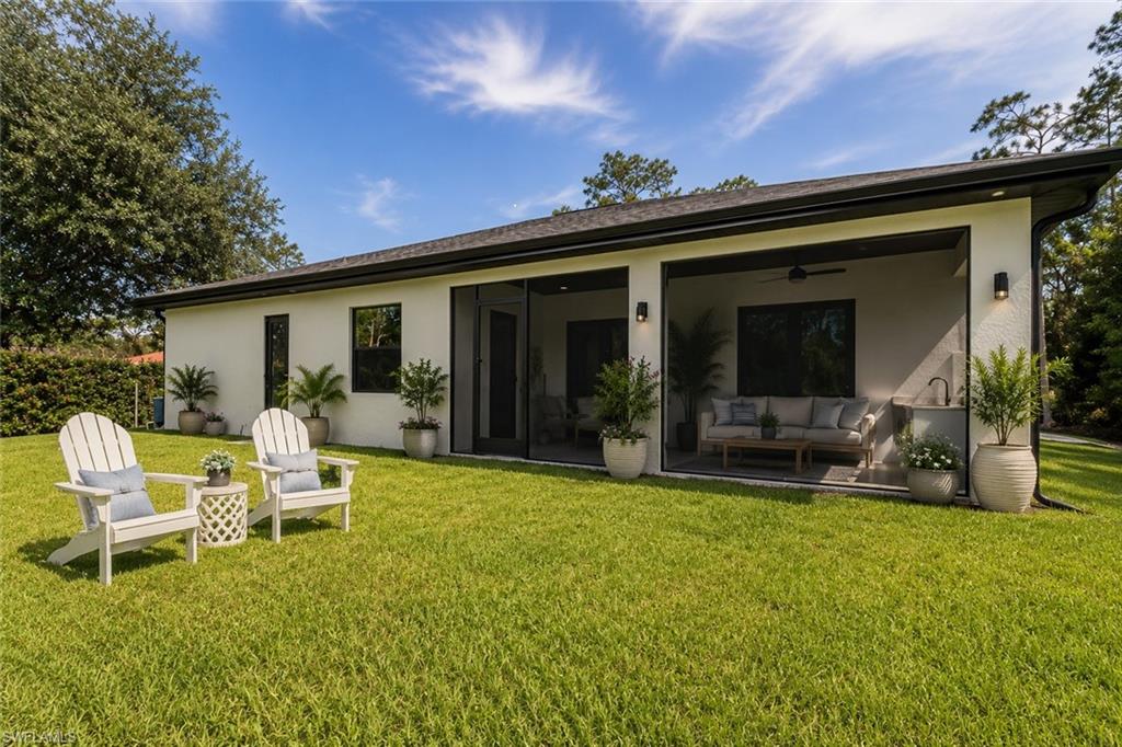 Private Back yard (Staged)