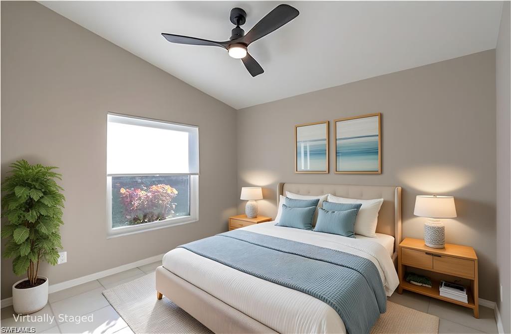 Virtually Staged Guest Bedroom