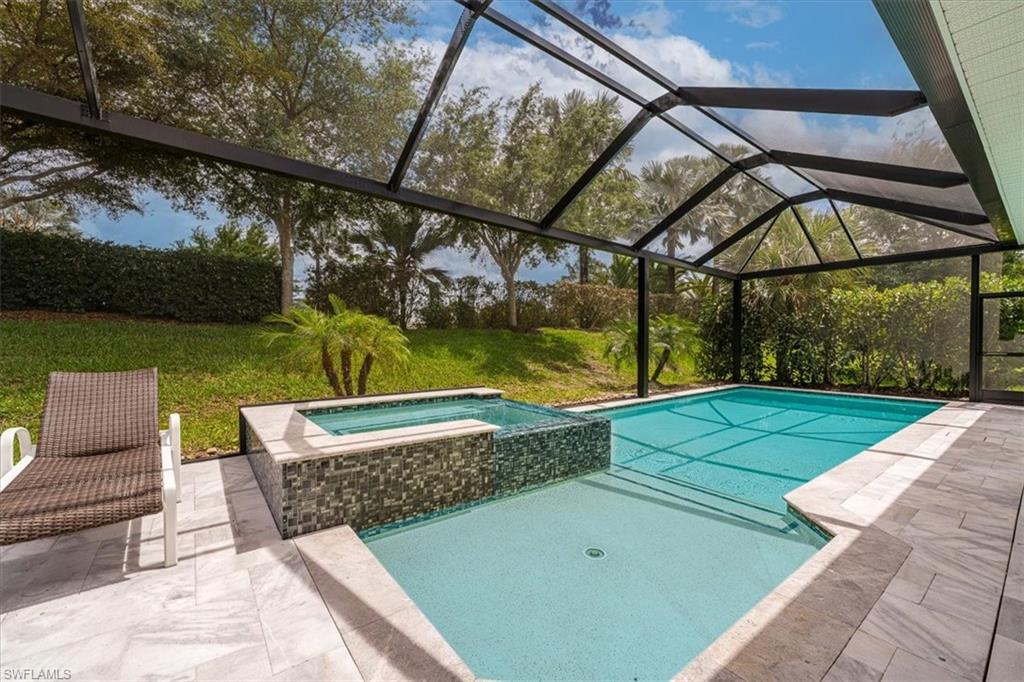 Custom Salt-Water Heated Pool & Spa with Sun Shelf
