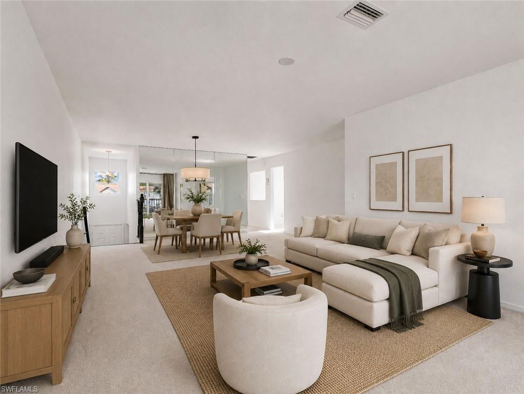 Great Room Virtually Staged