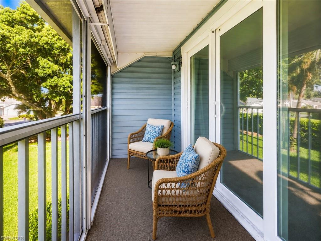 Screened  Lanai Virtually Staged