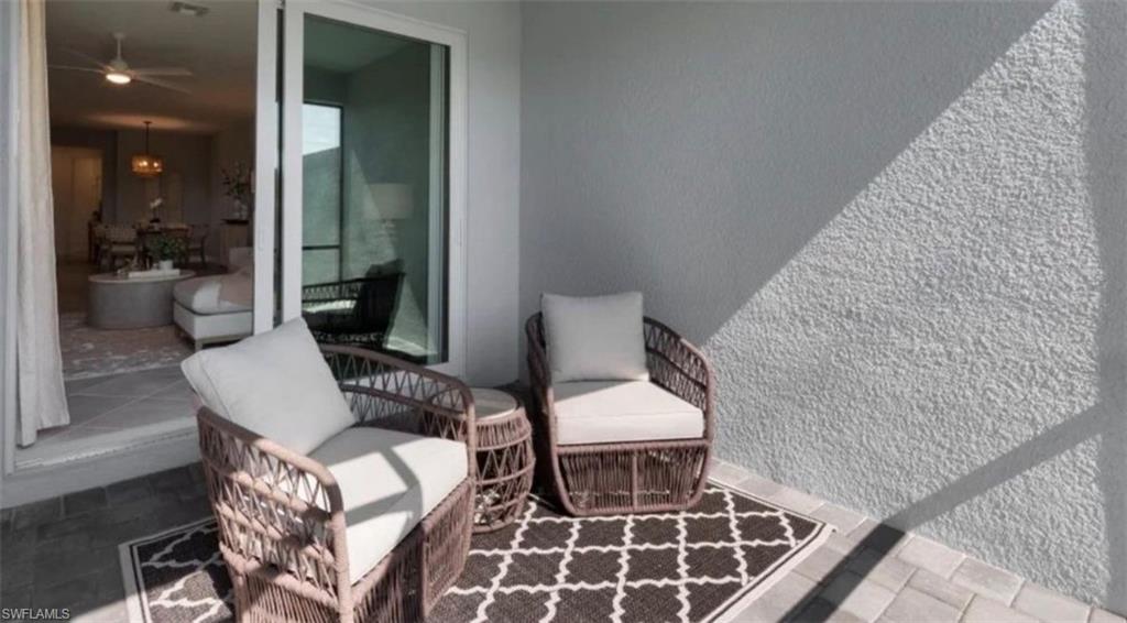 View of patio