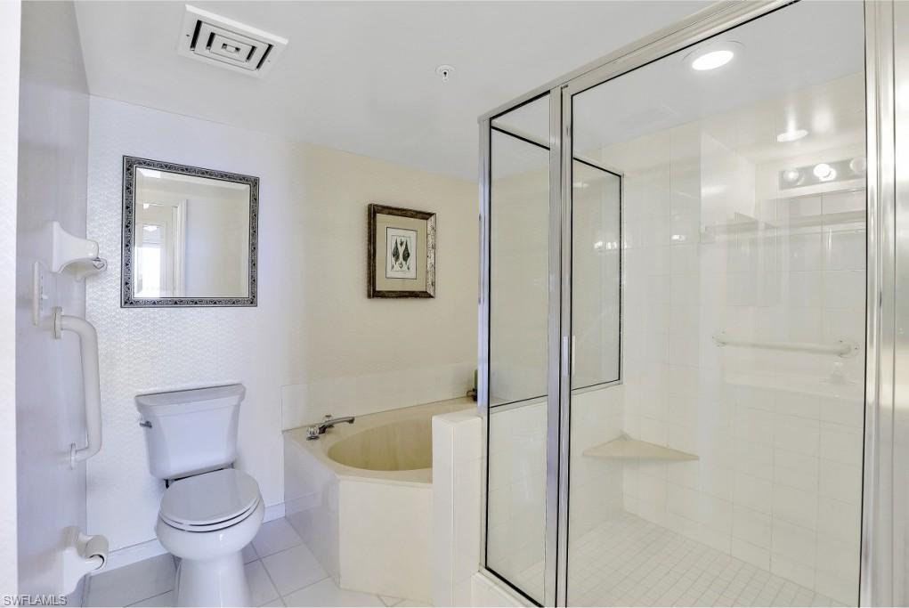 Shower and Separate Soaking Tub
