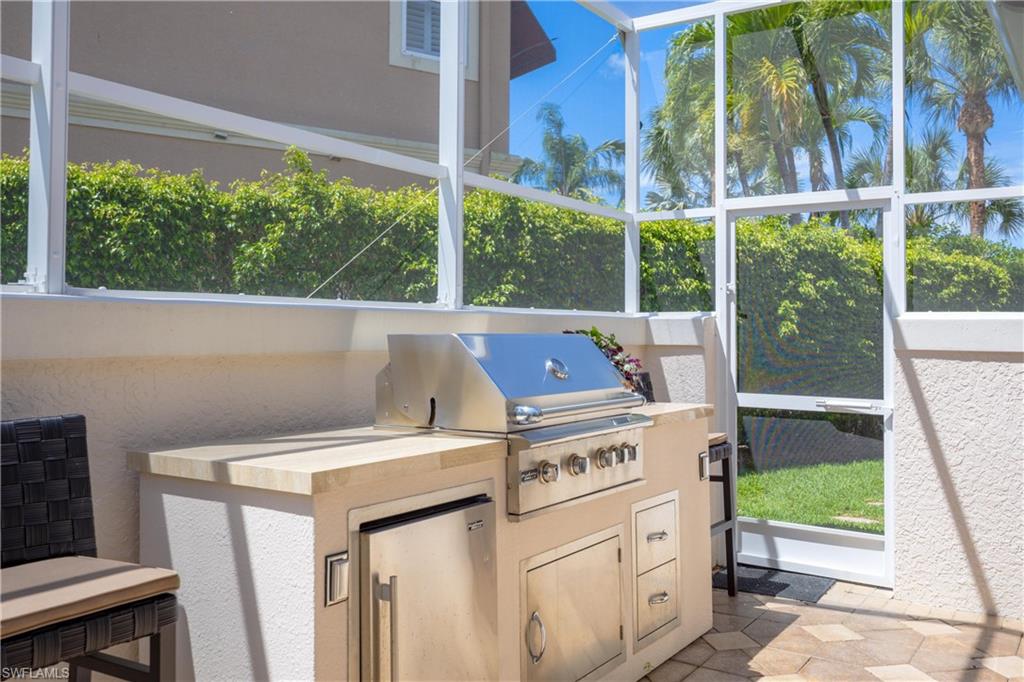 Custom Grill and Refrigerator