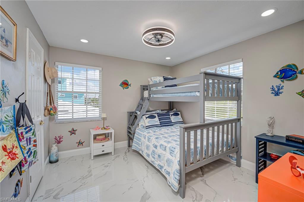 guest bedroom with bunks