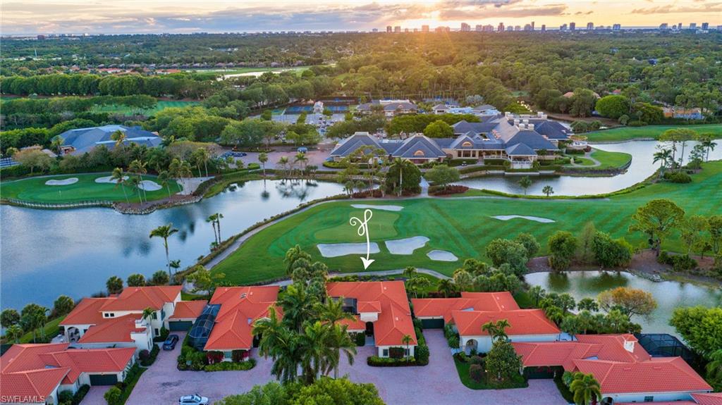 A coveted location overlooking home hole of the Pine Course, with golf and lake vistas galore...