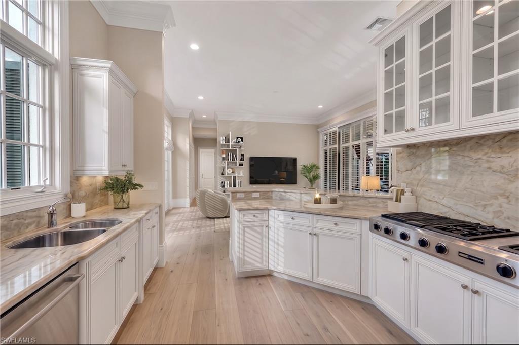 Virtually remodeled kitchen