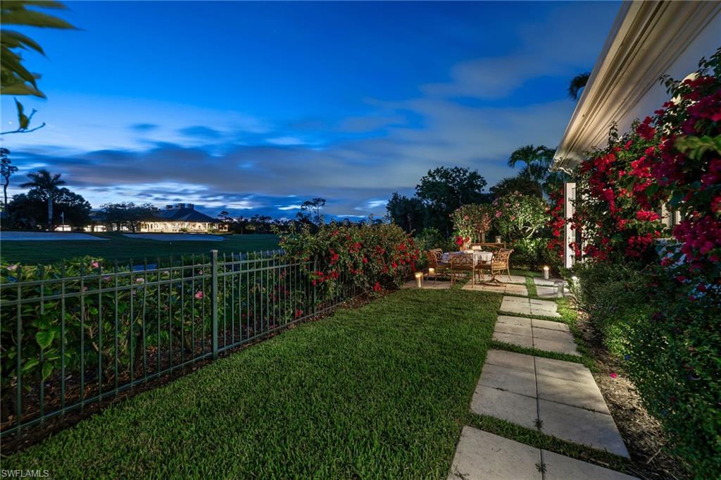 Evenings in your private garden is the perfect place to relax and watch the sunsets in the evening.