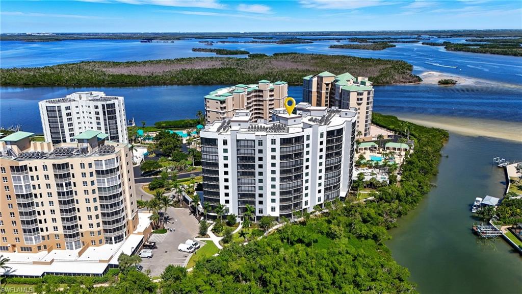 Aerial view of Fort Myers Beach- Virtually Edited