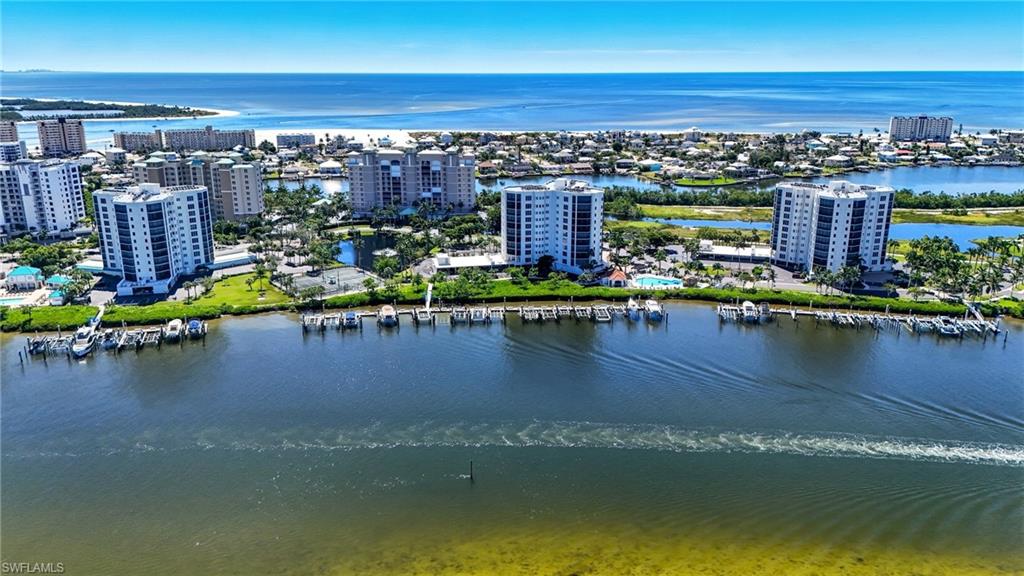 Drone View Of boat docks- Virtually Edited