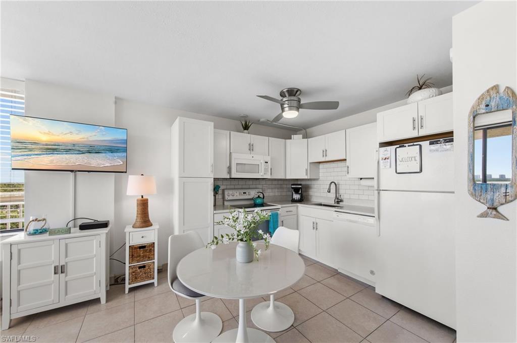 White kitchen with pantry