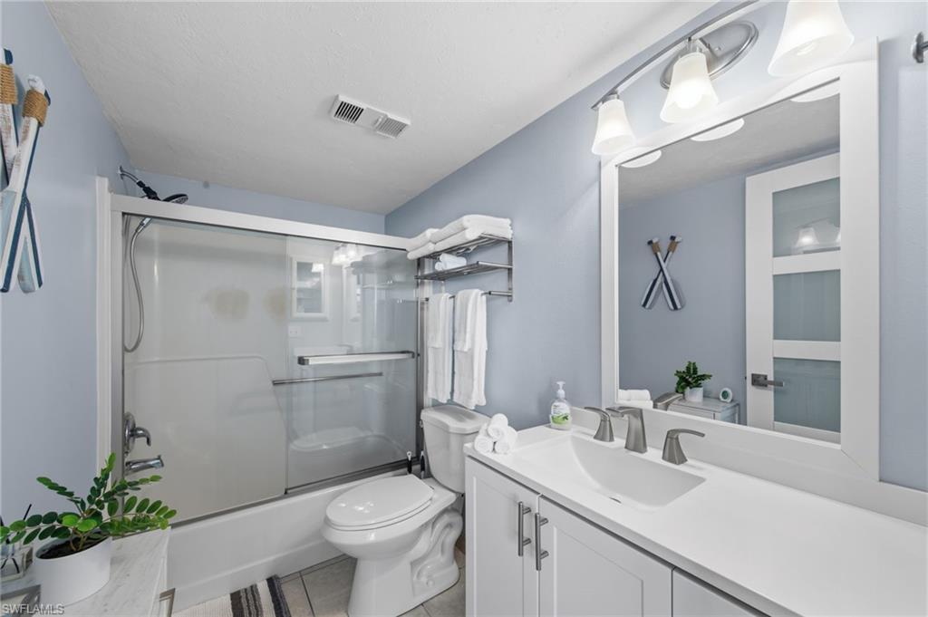 Bright remodeled bath