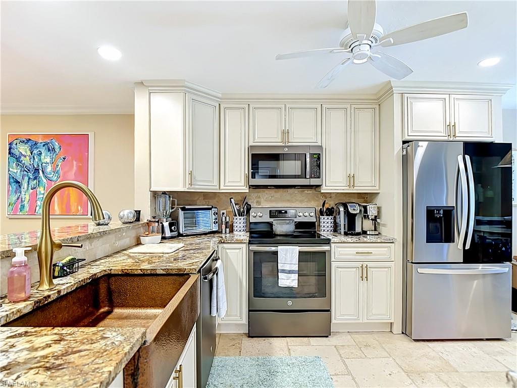 Updated kitchen featuring ample cabinetry and functional layout.