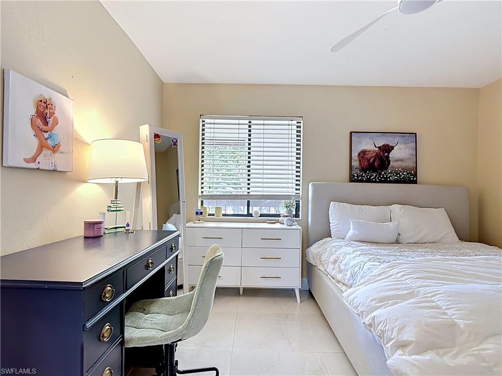 Well-sized bedroom ideal for guests or family.