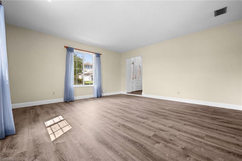 Looking from Dining Room into Living Room