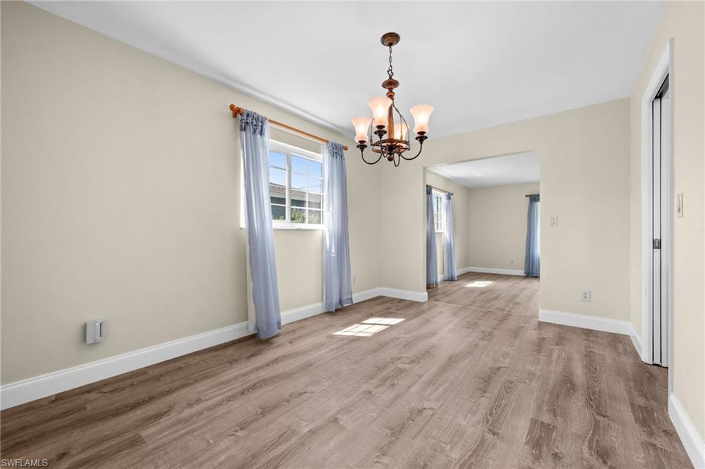 Looking from Dining Room into Living Room