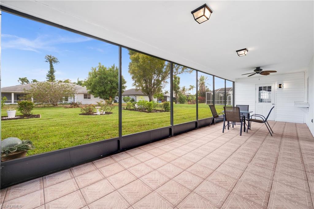 Large Screened Lanai overlooking the yard