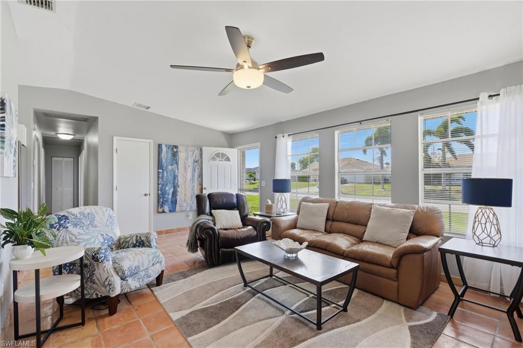 Large great room with natural light
