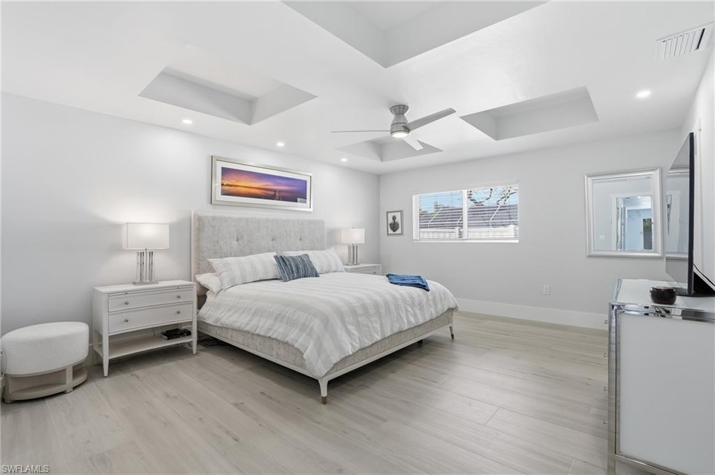 flooded with natural light